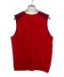 COMME des GARCONS (コムデギャルソン) ノースリーブニット レッド サイズ:S：8000円