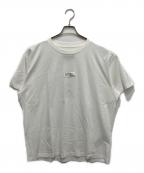 MM6 Maison Margielaエムエムシックスメゾンマルジェラ）の古着「Numeric Cotton T-Shirt」｜ホワイト