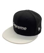 New Era×SUPREMEニューエラ×シュプリーム）の古着「2-Tone Box Logo」｜ブラック