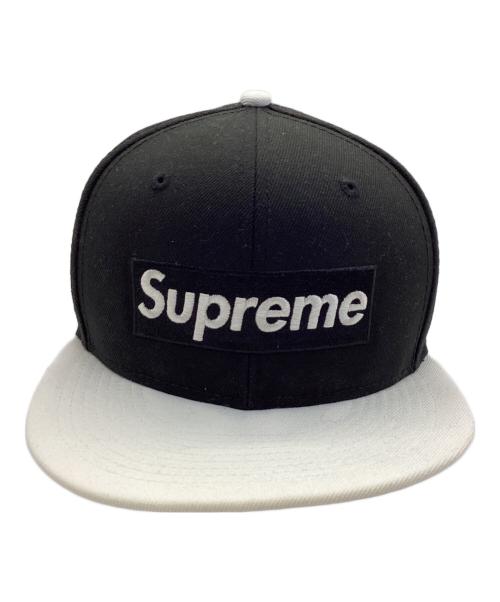 New Era（ニューエラ）New Era (ニューエラ) SUPREME (シュプリーム) 2-Tone Box Logo ブラックの古着・服飾アイテム