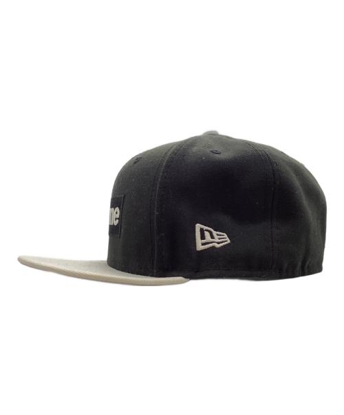 New Era（ニューエラ）New Era (ニューエラ) SUPREME (シュプリーム) 2-Tone Box Logo ブラックの古着・服飾アイテム