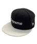 New Era（ニューエラ）の古着「2-Tone Box Logo」｜ブラック