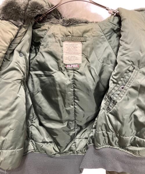 ALPHA INDUSTRIES（アルファインダストリーズ）ALPHA INDUSTRIES (アルファインダストリーズ) N2-B フライトジャケット カーキ サイズ:Mの古着・服飾アイテム
