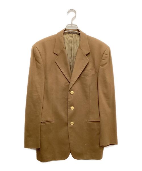 FENDI（フェンディ）FENDI (フェンディ) 金釦ブレザー ブラウン サイズ:Lの古着・服飾アイテム