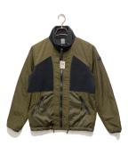 COACHコーチ）の古着「リバーシブルフリースジャケット」｜ブラック×オリーブ