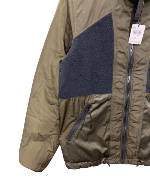 COACH（コーチ）COACH (コーチ) リバーシブルフリースジャケット ブラック×オリーブ サイズ:Sの古着・服飾アイテム