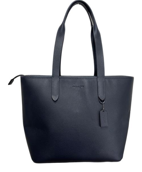 COACH（コーチ）COACH (コーチ) サリバントートバッグ ネイビーの古着・服飾アイテム