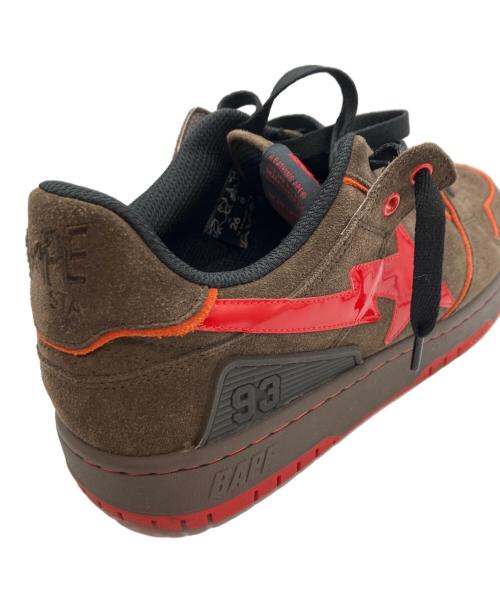 A BATHING APE（アベイシングエイプ）A BATHING APE (アベイシングエイプ) SK8 STA BROWN/RED ブラウン×レッド サイズ: 26cmの古着・服飾アイテム