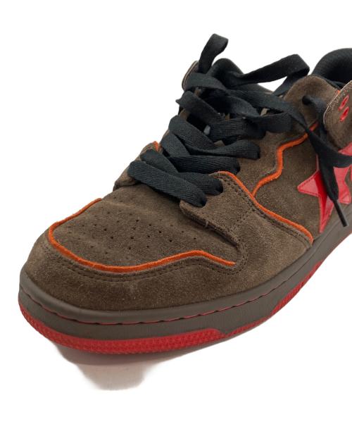 A BATHING APE（アベイシングエイプ）A BATHING APE (アベイシングエイプ) SK8 STA BROWN/RED ブラウン×レッド サイズ: 26cmの古着・服飾アイテム