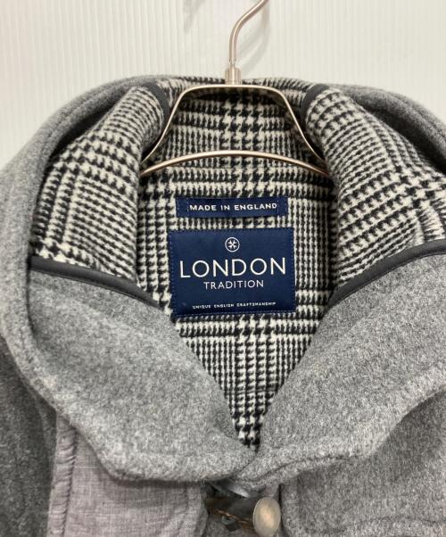 LONDON Tradition（ロンドントラディション）LONDON Tradition (ロンドントラディション) ロングダッフルコート グレー サイズ:36の古着・服飾アイテム