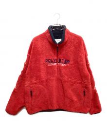 doublet（ダブレット）の古着「POLYESTER FLEECE HALF ZIP PULLOVER」｜レッド
