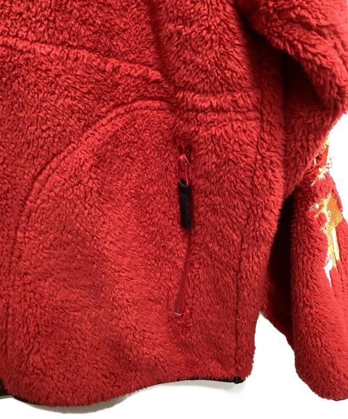 doublet（ダブレット）doublet (ダブレット) POLYESTER FLEECE HALF ZIP PULLOVER レッド サイズ:Mの古着・服飾アイテム