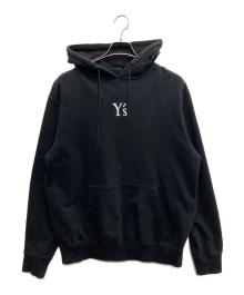 Y's×New Era（ワイズ×ニューエラ）の古着「センターロゴプルオーバーパーカー」｜ブラック