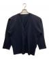 HOMME PLISSE ISSEY MIYAKE（オム プリッセ イッセイ ミヤケ）の古着「BASICS プリーツカーディガン」｜ネイビー