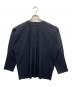 HOMME PLISSE ISSEY MIYAKE (オム プリッセ イッセイ ミヤケ) BASICS プリーツカーディガン ネイビー サイズ:SIZE2：27000円