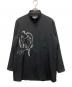Yohji Yamamoto pour homme（ヨウジヤマモト プールオム）の古着「スパンコールジップアップシャツ」｜ブラック