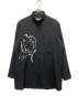 Yohji Yamamoto pour homme（ヨウジヤマモト プールオム）の古着「スパンコールジップアップシャツ」｜ブラック