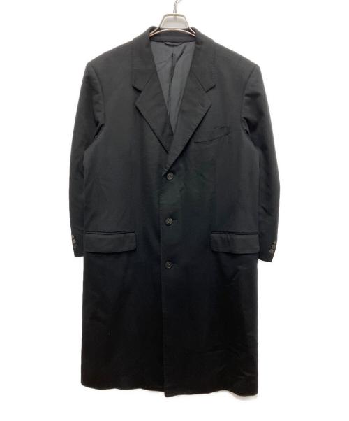 Christian Dior MONSIEUR（クリスチャンディオールムッシュ）Christian Dior MONSIEUR (クリスチャンディオールムッシュ) カシミヤチェスターコート ブラック サイズ:Lの古着・服飾アイテム