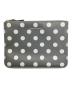 COMME des GARCONS（コムデギャルソン）の古着「Palka Dots Printed レザーポーチ」｜グレー