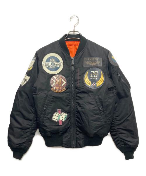 AVIREX（アヴィレックス）AVIREX (アヴィレックス) MA-1ジャケット ブラック サイズ:Mの古着・服飾アイテム