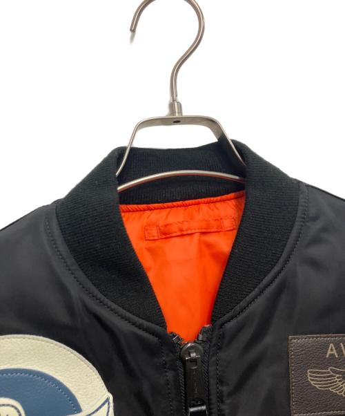 AVIREX（アヴィレックス）AVIREX (アヴィレックス) MA-1ジャケット ブラック サイズ:Mの古着・服飾アイテム