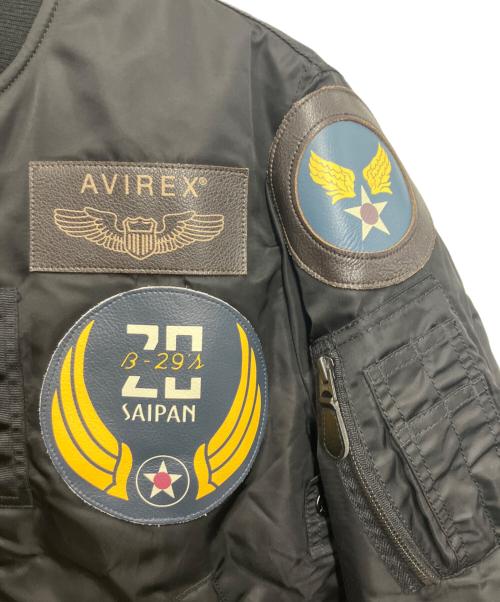 AVIREX（アヴィレックス）AVIREX (アヴィレックス) MA-1ジャケット ブラック サイズ:Mの古着・服飾アイテム