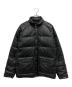 A BATHING APE（アベイシングエイプ）の古着「レザーダウンジャケット」｜ブラック