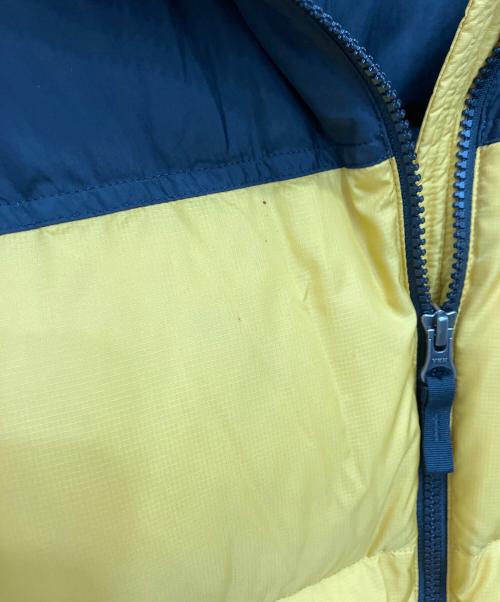THE NORTH FACE（ザ ノース フェイス）THE NORTH FACE (ザ ノース フェイス) ヌプシジャケット ブラック×イエロー サイズ:XLの古着・服飾アイテム