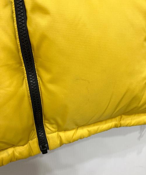 THE NORTH FACE（ザ ノース フェイス）THE NORTH FACE (ザ ノース フェイス) ヌプシジャケット ブラック×イエロー サイズ:XLの古着・服飾アイテム