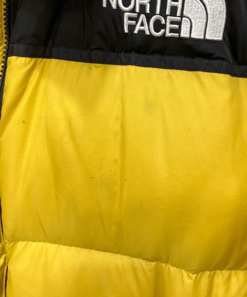 THE NORTH FACE（ザ ノース フェイス）THE NORTH FACE (ザ ノース フェイス) ヌプシジャケット ブラック×イエロー サイズ:XLの古着・服飾アイテム