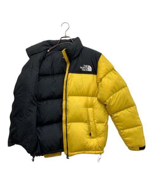 THE NORTH FACE（ザ ノース フェイス）THE NORTH FACE (ザ ノース フェイス) ヌプシジャケット ブラック×イエロー サイズ:XLの古着・服飾アイテム