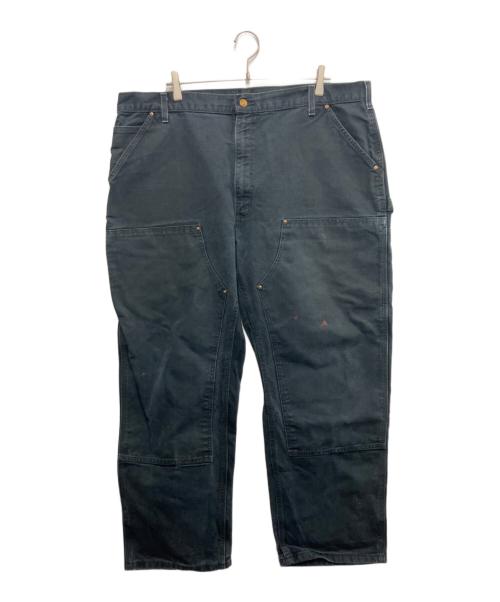 CarHartt（カーハート）CarHartt (カーハート) ダブルニーペインターパンツ ブラック サイズ: 42×30の古着・服飾アイテム