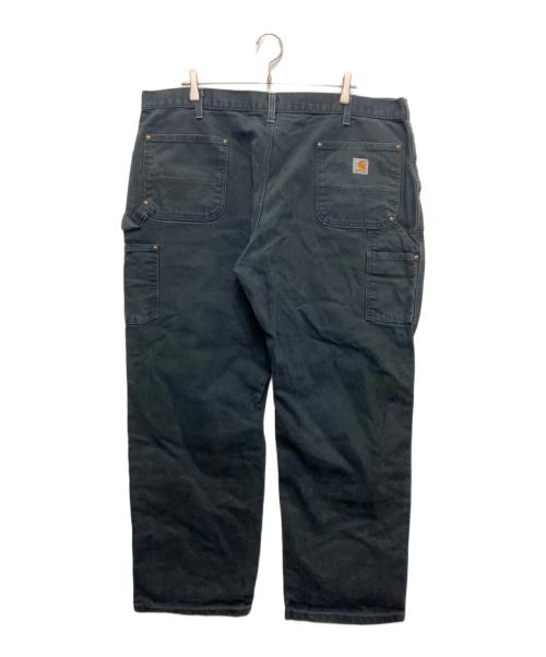 CarHartt（カーハート）CarHartt (カーハート) ダブルニーペインターパンツ ブラック サイズ: 42×30の古着・服飾アイテム