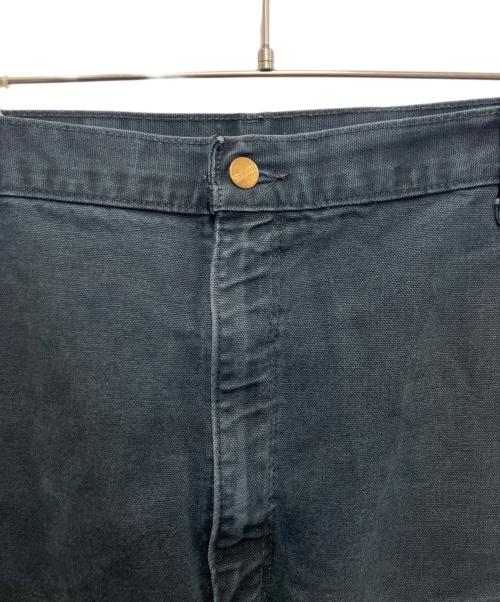 CarHartt（カーハート）CarHartt (カーハート) ダブルニーペインターパンツ ブラック サイズ: 42×30の古着・服飾アイテム