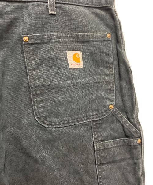 CarHartt（カーハート）CarHartt (カーハート) ダブルニーペインターパンツ ブラック サイズ: 42×30の古着・服飾アイテム
