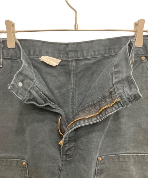 CarHartt（カーハート）CarHartt (カーハート) ダブルニーペインターパンツ ブラック サイズ: 42×30の古着・服飾アイテム