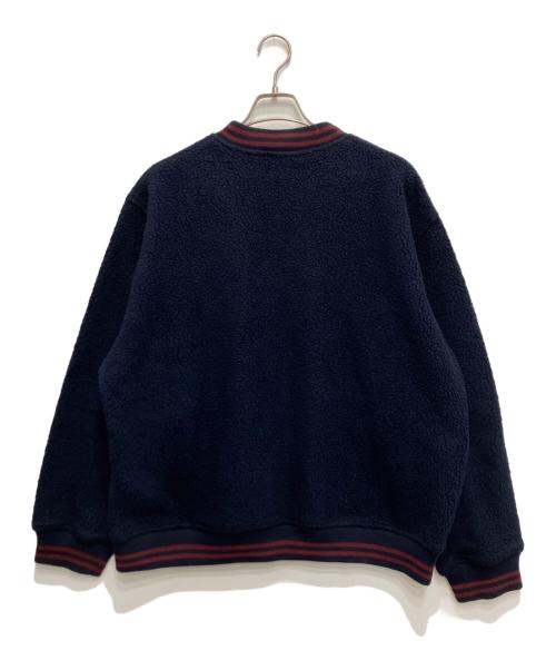 POLO RALPH LAUREN（ポロ・ラルフローレン）POLO RALPH LAUREN (ポロ・ラルフローレン) ボアフリーススウェット ネイビー サイズ:XLの古着・服飾アイテム
