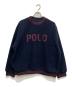 POLO RALPH LAUREN（ポロ・ラルフローレン）の古着「ボアフリーススウェット」｜ネイビー