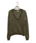 RED VALENTINO（レッドヴァレンティノ）の古着「カシミヤVネックニット」｜カーキ