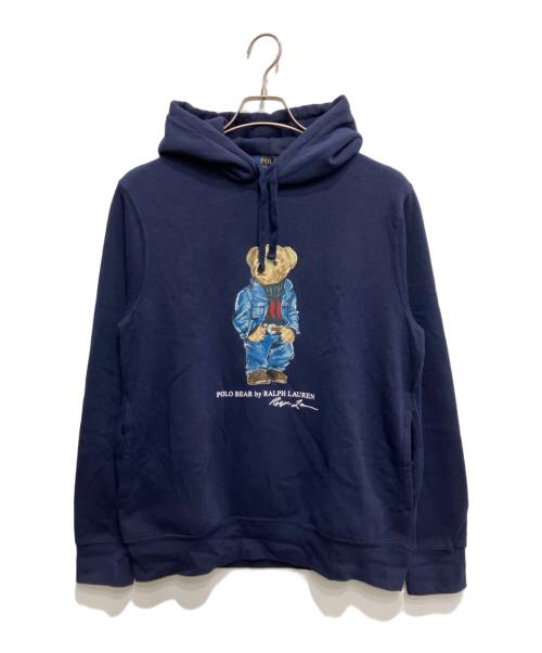 POLO RALPH LAUREN（ポロ・ラルフローレン）POLO RALPH LAUREN (ポロ・ラルフローレン) ポロベアプルオーバーパーカー ネイビー サイズ:Sの古着・服飾アイテム