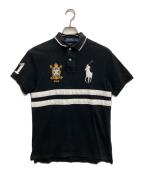 POLO RALPH LAURENポロ・ラルフローレン）の古着「ビッグポニーポロシャツ」｜ブラック