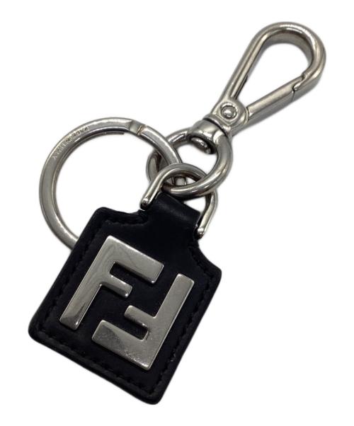 FENDI（フェンディ）FENDI (フェンディ) スクエアキーホルダー ブラックの古着・服飾アイテム