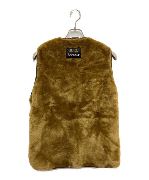Barbour（バブアー）Barbour (バブアー) SL FUR LINER/ファーライナーベスト ブラウン サイズ:36の古着・服飾アイテム