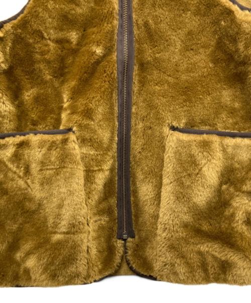 Barbour（バブアー）Barbour (バブアー) SL FUR LINER/ファーライナーベスト ブラウン サイズ:36の古着・服飾アイテム