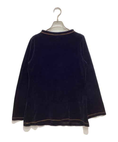FENDI（フェンディ）FENDI (フェンディ) ベロアカットソー ネイビー サイズ:38の古着・服飾アイテム