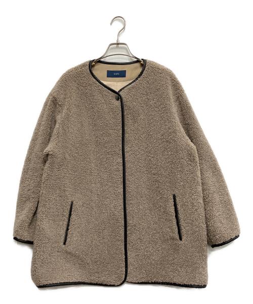 SHIPS（シップス）SHIPS (シップス) ボアコート ブラウン サイズ:freeの古着・服飾アイテム