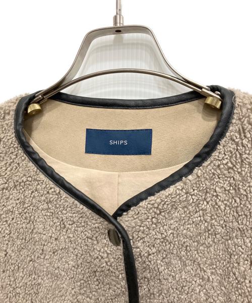SHIPS（シップス）SHIPS (シップス) ボアコート ブラウン サイズ:freeの古着・服飾アイテム