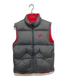 NIKE（ナイキ）の古着「リバーシブルダウンベスト」｜グレー×レッド