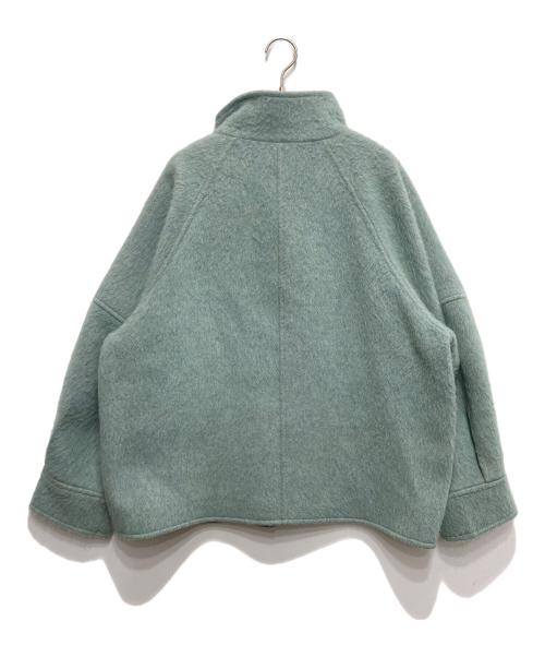 BLACK by moussy（ブラックバイマウジー）BLACK by moussy (ブラックバイマウジー) volume sleeve coat グリーン サイズ:freeの古着・服飾アイテム