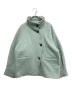 BLACK by moussy（ブラックバイマウジー）の古着「volume sleeve coat」｜グリーン